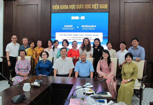 Anbooks đồng hành cùng Mạng lưới các nhà tâm lý học đường Việt Nam trong việc kết nối và thúc đẩy phát triển cộng đồng các chuyên gia tâm lý học đường Việt Nam.